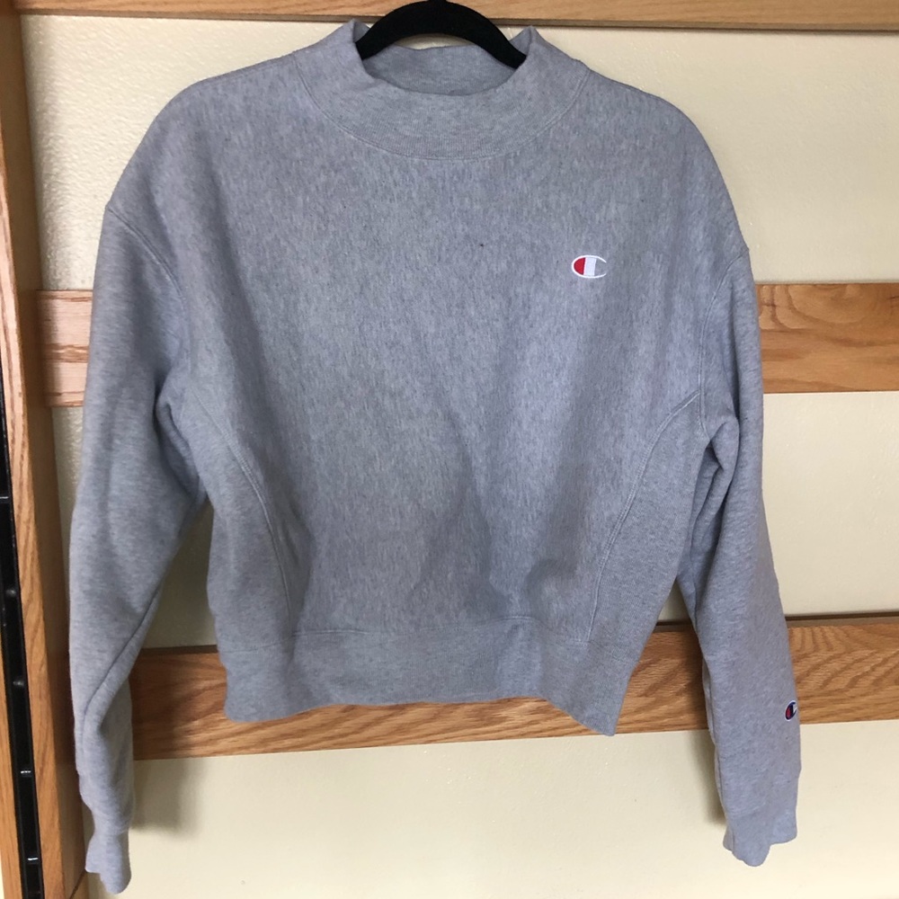 Champion Reverse Weave Mock Neck Sweatshirt